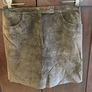Ann Taylor Loft Suede Skirt